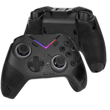 Imagem de TALONGAMES Fita Para Manopla De Controle Compatível Com Flydigi Vader 4 Pro/Vader 3 Pro, Antiderrapante, Absorvente Suor, Kit Pele Texturizada, Controle, Botões, Gatilho, Preta