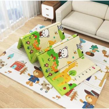 Imagem de Tapete Infantil Tatame Emborrachado Bebê Hiper Grande 1,80m x 1,50m Do