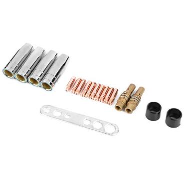 Imagem de Domary 19pcs/set Mig Mag Dicas de Soldagem 0.8 Kit de Ponta de Bico de Gás para Binzel 15ak