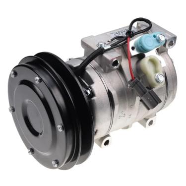 Imagem de RDLIFT-PART Compressor A/C Compressor de ar condicionado 17A-911-4810 17A9114810 compatível com escavadeiras Komatsu D275AX-5E0 D475ASD-5E0 D65EX-15E0 D155AX-6 Escavadeira D61PX-155AX-6