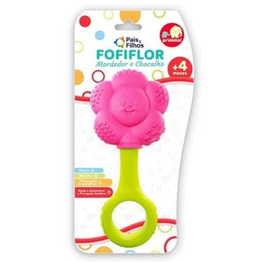 Imagem de Pais e Filhos Fofiflor - Mordedor E Chocalho