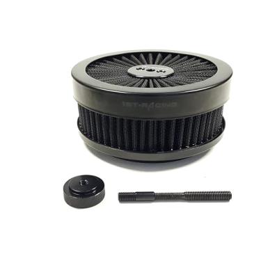 Imagem de Filtro de ar de 15,2 cm x 7,6 cm para montagem de carburadores Holley Edelbrock 14 cm topo de fluxo