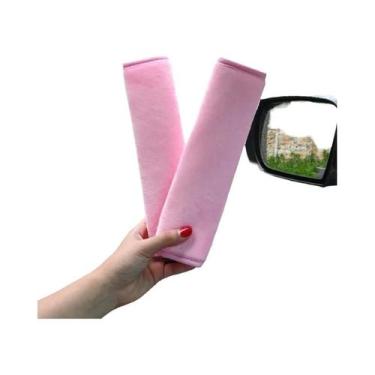 Imagem de Capa De Cinto De Segurança De Carro De Pelúcia Quente 2 Peças Proteção