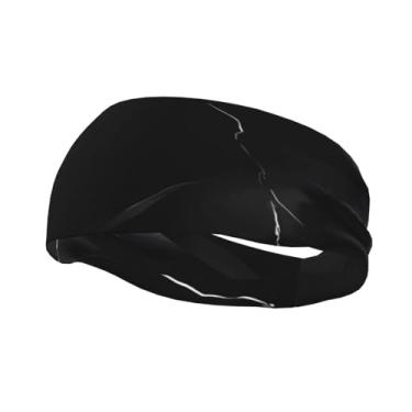 Imagem de Bandanas de corrida para homens e mulheres, faixas de suor esportivas com absorção de umidade, lenço de cabeça atlético, elástico para tênis, basquete, corrida