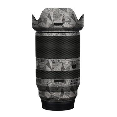 Imagem de Adesivo protetor de câmera de película de vinil para lente para Tamron 18-300 mm F3.5-6.3 adequado para acessórios de fotografia de montagem Fuji 18-300 (titânio triangular)