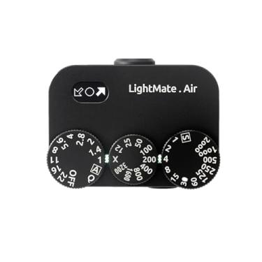 Imagem de LightMate AirPro Medidor de Luz Fotografia, Medidor de Exposição Digital Reflexivo Grande Angular de 35°, Bateria Recarregável 20H, Indicador de Exposição Retrô de 3 Mostradores, para Leica e Outras