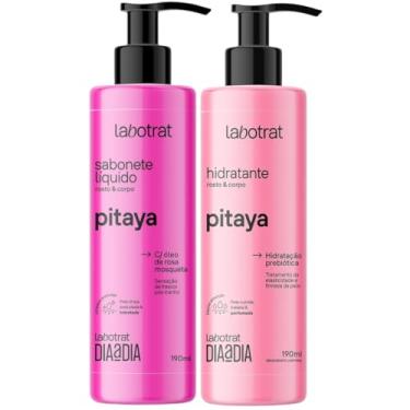 Imagem de Kit Sabonete Liquido + Hidratante Corpo E Rosto Labotrat Dia A Dia Cheiro De Fruta Pitaya 190ml