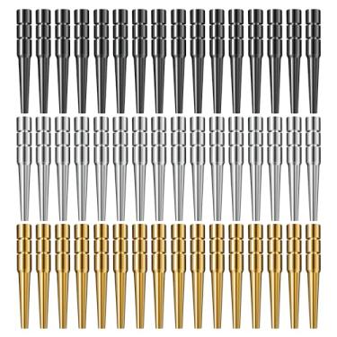 Imagem de 48pcs Cribbage Board Pegs, Metal Cribbage Pegs Fit 1/8 Hole Cribbage Board Pins Peg Board Game Accessories for Friends and Family (3 Colors)