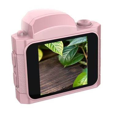 Imagem de GOWENIC Chaveiro Câmera Digital 64MP 4K HD Retro Video Recorder Com 19 Efeitos de Filtro e Luz de Preenchimento LED para Gravação de Viagem e Uso Diário (PINKK)