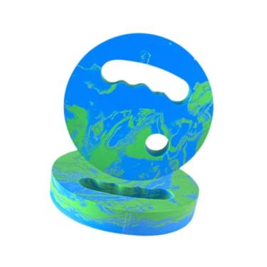 Imagem de Dynwave Discos de Exercício Aquático Equipamento Aeróbico Leve Flutuabilidade Fácil de Segurar Resistência Subaquática Prancha de Natação para Piscina Praia, Azul Verde