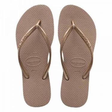 Imagem de Sandália Havaianas Slim Rose Gold 35/36