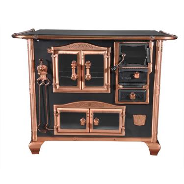 Imagem de Fogao a Lenha Venax n 2 Princess Preto Rose Gold SE