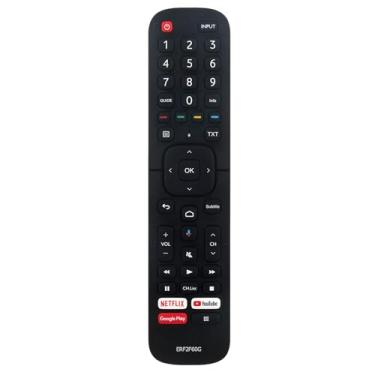 Imagem de ERF2F60G Controle remoto de voz substituído para Hisense Smart Android TV 9.0 Pie 32A56E 40A56E