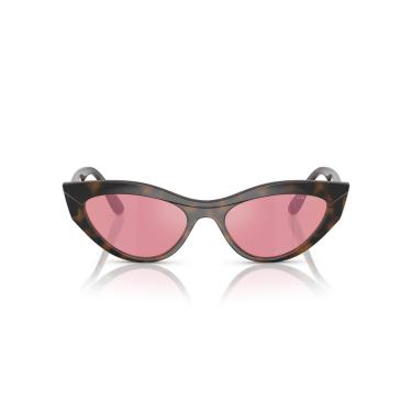 Imagem de Óculos de Sol Vogue Eyewear 0VO5637SU 2386F6 Tam 52 / Marrom - Lentes Rosa Gradiente