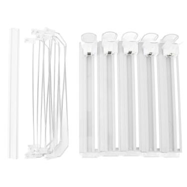 Imagem de Organizador de bebida para refrigerador de refrigerante de refrigerante pode dispensar a cerveja POP LAN Bottle Drink Dispensador Divisores ajustáveis ​​Pusher Automatic Pusher (Branco)