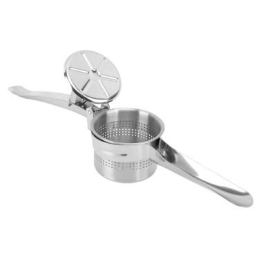 Imagem de aqxreight Manual de Aço Inoxidável Juicer Cítrico Com Alça Ergonômica para Limões de Limas e Laranjas Rose Gold Kitchen Tool Tool (Prata)