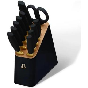 Imagem de Conjunto de blocos de facas Black Sesame Drew Barrymore 12 peças - Mar