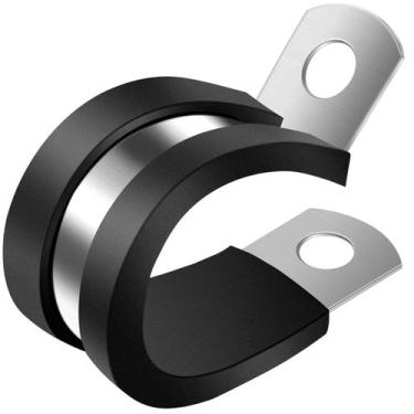 Imagem de Braçadeira de cabo ZIPCCI de aço inoxidável de 2 polegadas, pacote com