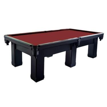 Imagem de Mesa de Sinuca Oficial - 2,84x1,54 - Nelson Bilhares, Bordô