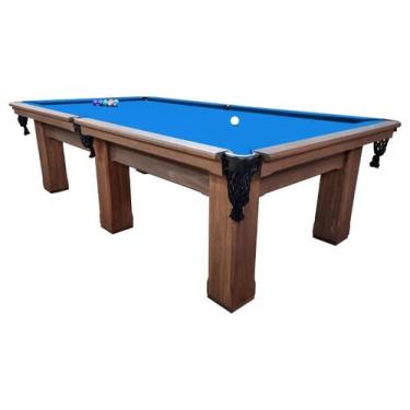 Imagem de Mesa de Sinuca Oficial Vintage - 2,83x1,55 - Nelson Bilhares, Azul roy