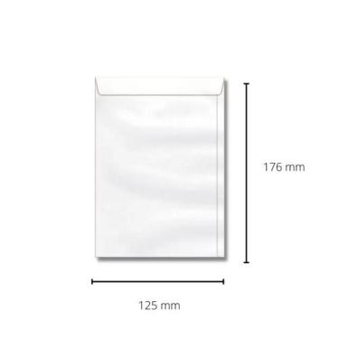 Imagem de 20 Envelopes Branco 125x176mm - Scryt