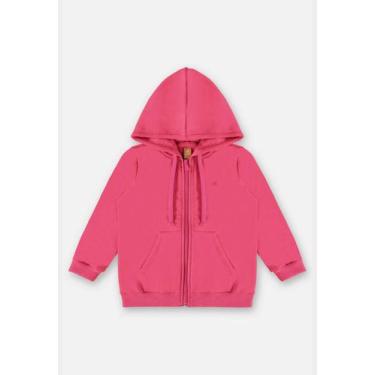 Imagem de Jaqueta em Molecotton  Infantil Menina Up Baby, Rosa pink, 1