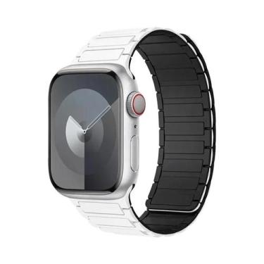 Imagem de Pulseira Magnética De Silicone De 46mm 42mm 40mm 41mm 45mm 44mm 49mm P