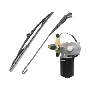 Imagem de Lâminas De Limpador Elétrico 12V 48V 60V Motor Sem Fio Com/Sem Interru