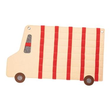 Imagem de Luwecf Organizador de Armazenamento Suspenso, Vitrine de Exposição Organizada, Novidade, Fácil Colocação, Exibição de Carrinhos de Brinquedo, Bolsa Suspensa, Vermelho, Tamanho real