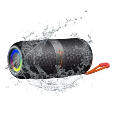 Imagem de Caixa de Som Bluetooth Portátil LED 100W Prova D'agua Eletromex EL-1096