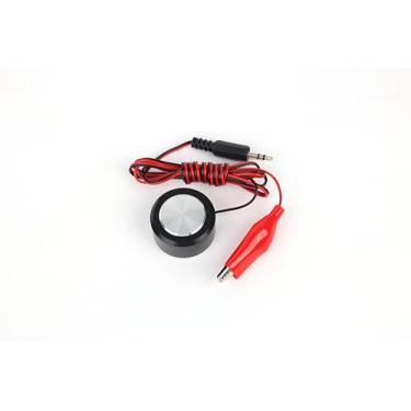 Imagem de ACMER Sonda de configuração de ferramentas, módulo de alinhamento automático de faca de máquina CNC, preto com cabo vermelho, conexão de conector de áudio de 3,5 mm, unidade única