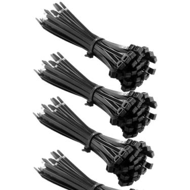 Imagem de Abraçadeira Nylon Enforca Gato 4,8X400Mm Preto Com 1000 Un