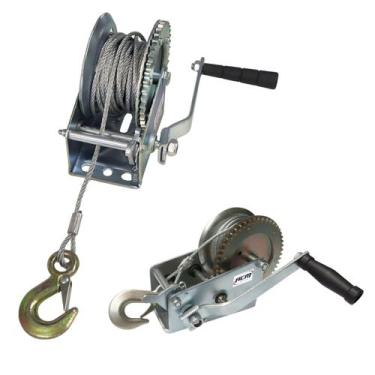 Imagem de Guincho Manual Carretilha 630Kg com 10Mts Cabo Aco GC630C ACM TOOLS