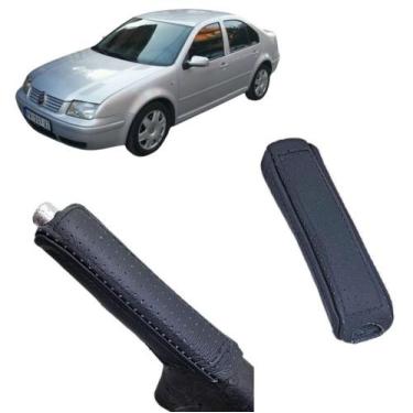 Imagem de Revestimento Couro Capa Alavanca Freio De Mão Volkswagen Bora 2001 a 2