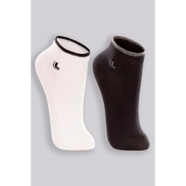 Imagem de Kit/2 Meia Cano Curto Lupo 02835-088 Kids Algodão T. 24/29 30/36, 24/2