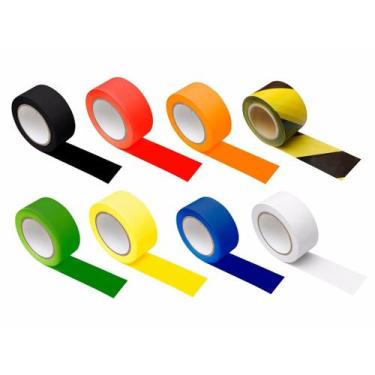 Imagem de Fita De Demarcação 48mm X 30mt (varias Opções De Cores) - plastcor