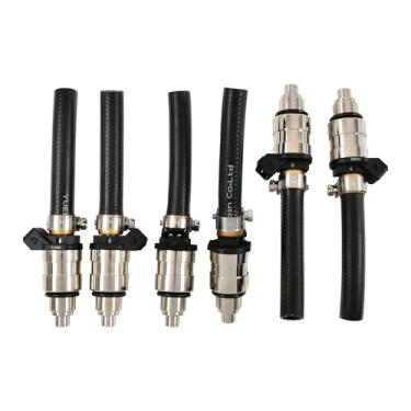 Imagem de BIGREAT Injetor de combustível FJ707 6 peças compatível com Nissan Maxima 1984 e Alfa Romeo GTV-6 1981-1986, Milano 1987-1989 e Datsun 280Z 1975-1978, 280ZX, 810, Jaguar XJS, 3.0L 5.3L, Substituir