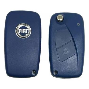 Imagem de Chave Canivete Strada Stilo Punto Ducato Azul 2 Botões - FERREIRA FS