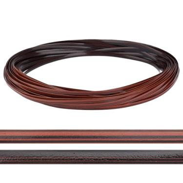 Imagem de MAYJOYDIY Material de reparo de vime marrom, 1/10.2 cm, material de tecelagem de vime, suprimentos, cesta de substituição, kit de tecelagem para cadeira de pátio, sofá, móveis, faça você mesmo