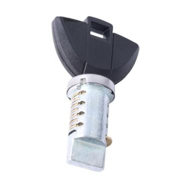 Imagem de Generic Cilindro de fechadura traseira para porta-malas de motocicleta, plugue de metal, fácil de instalar para F800GS F700GS F650GS Adventure 2008-2018