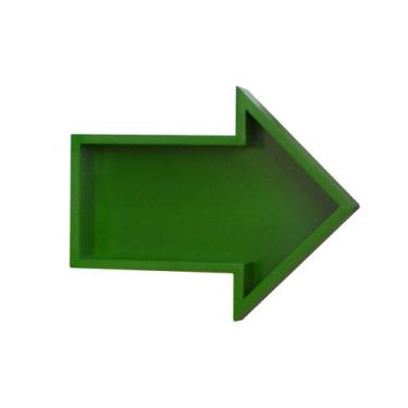 Imagem de Nicho Seta Verde Prateleira Decorativa para Quarto Infantil Menina Men