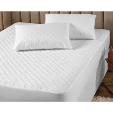 Imagem de Protetor de Colchão Impermeável Matelado Queen - Guitex, Branco