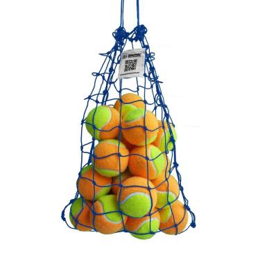 Imagem de Saco Para Até 20 Bolas De Beach Tennis Ou Tênis - Azul