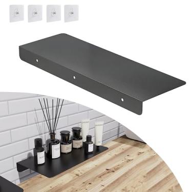 Imagem de Placa de extensão de lacuna de metal para geladeira de cozinha, divisória lateral de geladeira, capas de lacuna entre bancada e paredes, sem broca (preto, 15,75 x 7,87 nch)