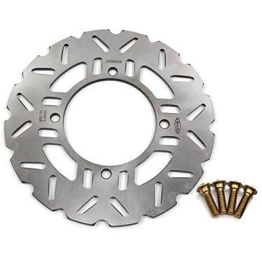 Imagem de Rotor de disco de freio traseiro Arashi com parafusos de montagem para Kawasaki Z1000 2007-2015 ABS 07-21, Ninja 1000SX 20-21, Ninja 1000 ZX1000 11-19, ZX14R 06-17, ZZR1400 06-07 ABS 06-07 6 a 21 anos