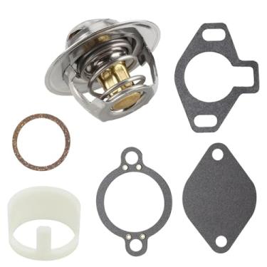 Imagem de Kit de termostato metálico 160° com juntas e manga 807252Q5 18-3647 Adequado para MerCruiser V-6 e V-8 1987-2016