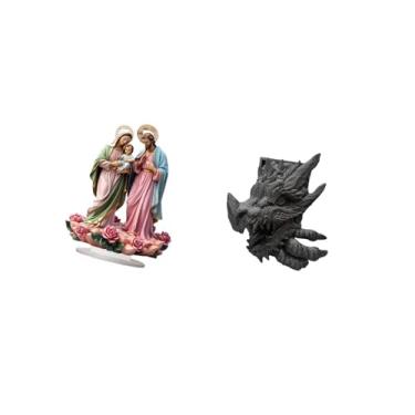 Imagem de Vaveren Decoração de Mesa de Acrílico DIY, Enfeite de Mesa Exclusivo, Presente, Suporte para Livros, Decoração para Casa, Canto de Férias, Lareira, Estante, S