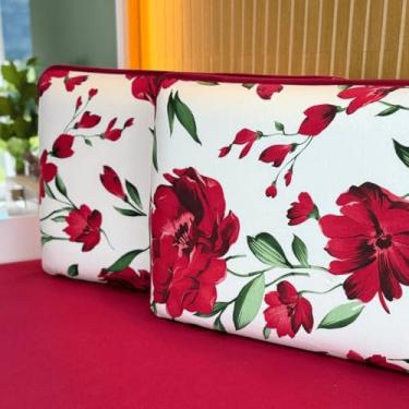 Imagem de Jogo de Lençol Cama 3 e 2 Peças Estamapados 100% Algodão com Elástico e Toque Macio (Solteiro, Romance)