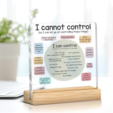 Imagem de Presentes de saúde mental terapia escritório decoração de mesa placa acrílica conselheiro escolar terapeuta psicologia escritório arte decorações para sala de estar quarto