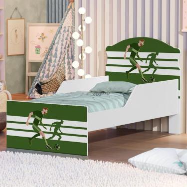 Imagem de Cama Infantil Atacante Futebol Com Colchão